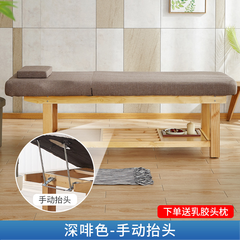 Cama de belleza de madera maciza salón de belleza masaje especial cama de fisioterapia medicina tradicional china cama de masaje tatuaje bordado cama oreja recogiendo cama eléctrica
