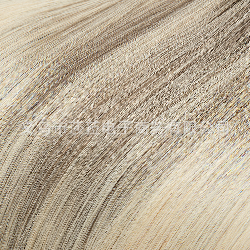外贸网红风中分真人假发长直发 跨境欧美手勾假发全头发型wigs|undefined