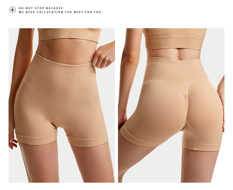 105g Weight High Waist Panties Waist Panties, Shaping Underwear Lingerie Type Shorts Pants Length Nylon Fabric Type High Waist Waist Line Fitness Occasion Stereotype, Waist Support, Seamless, Yoga, Running, Quick Dry Function Skinny Fit Type Peach, Solid Color Pattern Winter, Summer, Spring Season Women's Gender Women's Peach Solid Color Nylon Active Bottoms 2