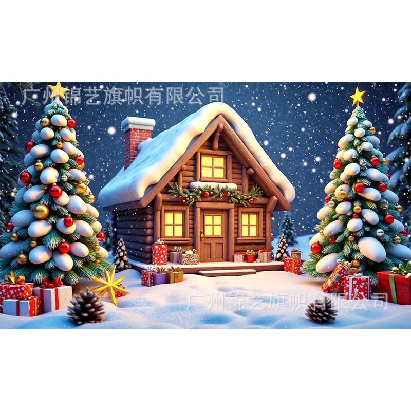 新しいクリスマス背景布アマゾンクリスマスツリーホリデーバナー装飾パーティーシーンレイアウト|undefined