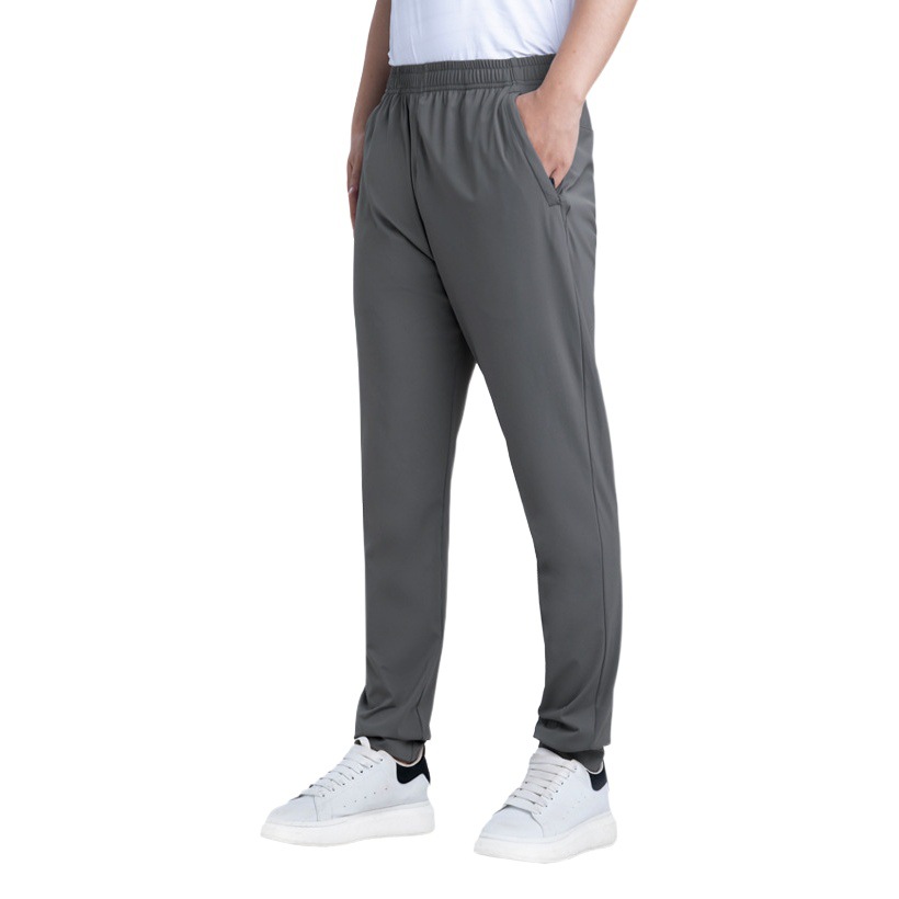 Pantalones deportivos de nailon tejidos, pantalones deportivos de primavera para hombres, pantalones casuales de alta elasticidad, pantalones resistentes al desgaste, pantalones para correr para hombres