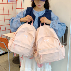 日系ins书包女2025新款初高中生学院风双肩包上课简约百搭背包女