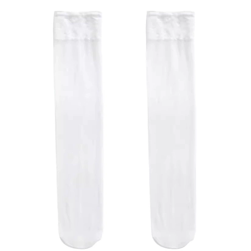 Оптовая продажа с фабрики японские весенние и летние тонкие невидимые шелковые носки до середины икры белый черный цвет кожи серый теленок носки чулки