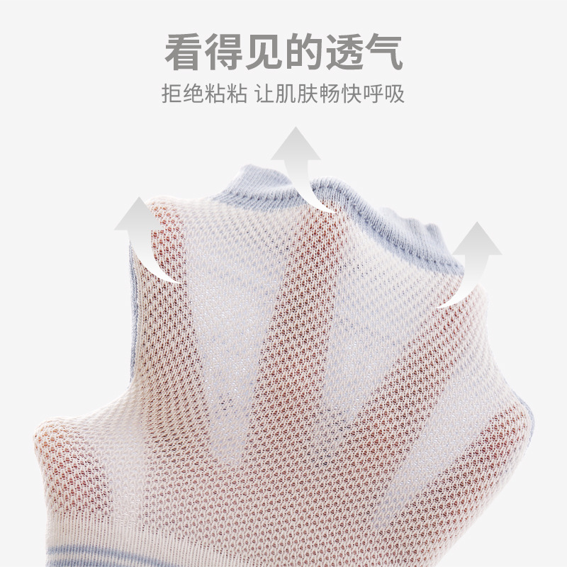 2024 verano nuevo producto rodilleras para bebés malla de dibujos animados transpirable para niños pequeños calcetines anti-caída para bebés gatear rodilleras antideslizantes