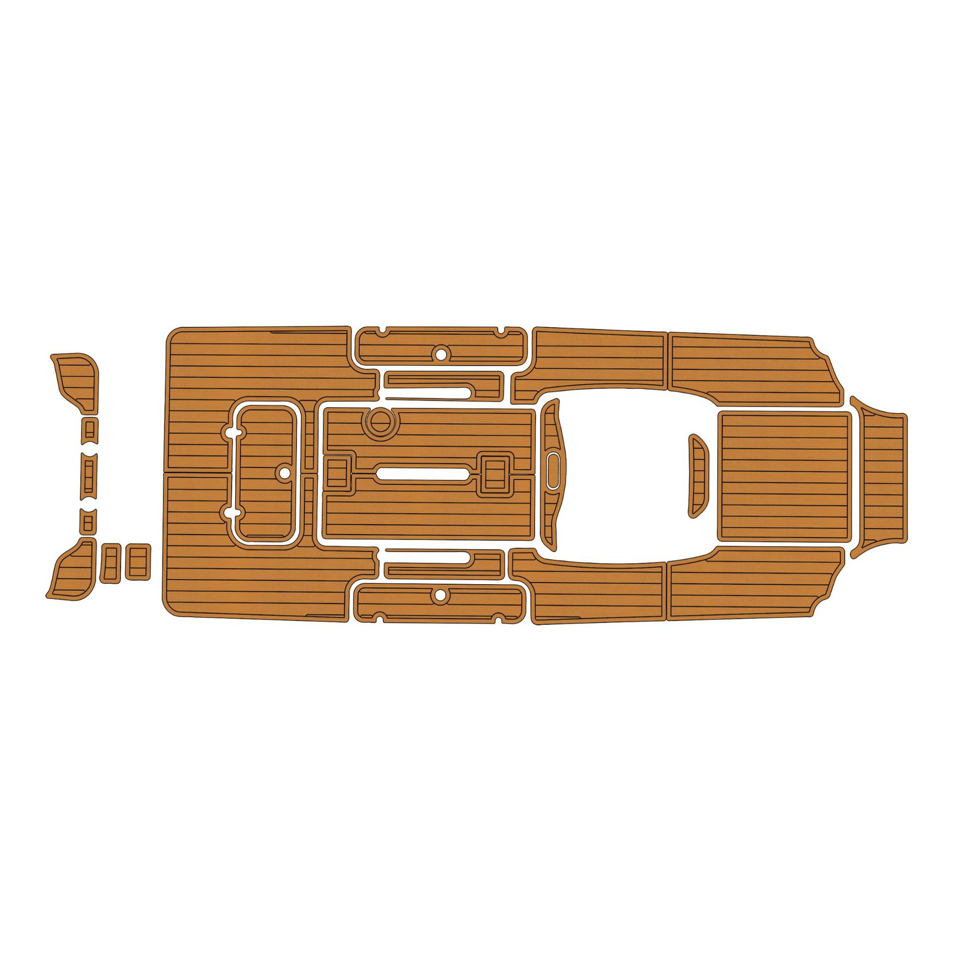 2006 Glasstream 328 SCX Faux EVA teak Marine Floor