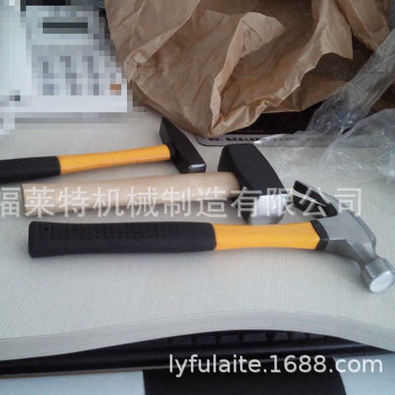 德式钳工锤 半包塑柄 山东福莱特 外贸出口  锤子  滑轮