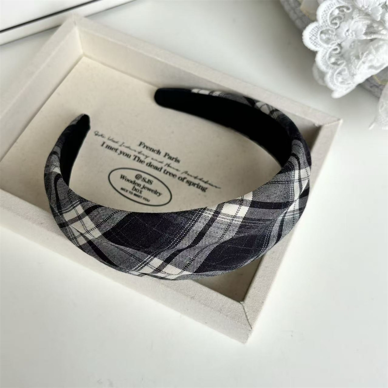 Otoño y invierno Meilade coreano retro estricto esponja cabeza de banda nueva variedad de terciopelo alto cráneo ancho banda de cabello mayorista