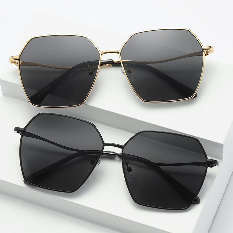 Basic Classic Style Geometric Ac Polygon Full Frame Men's Sunglasses display picture 2