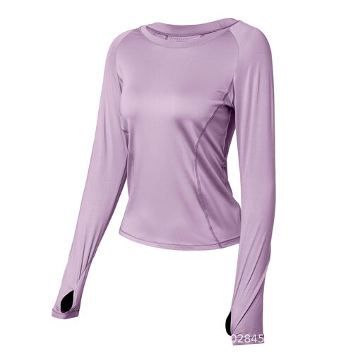 Yoga attire for women, long-sleeved, professional, versatile, quick-drying, breathable, running clothes, stylish, slimming, summer fitness wear