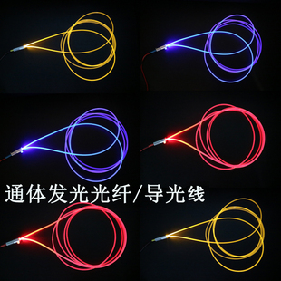 ✅ Super Bright Light Guide, Side-Emitting Fiber Optic Light Guide, Fiber Optic Light Guide Strip, Fiber Optic Soft Solid Core Transparent Light Guide Material