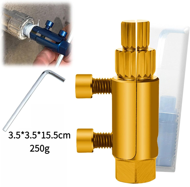 新款水管断丝取出器4分6分1/2+3/4反丝断裂管断头螺丝器便携|undefined