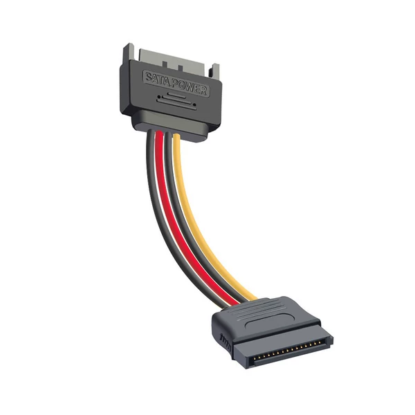 ATA male to female straight cable without buckle