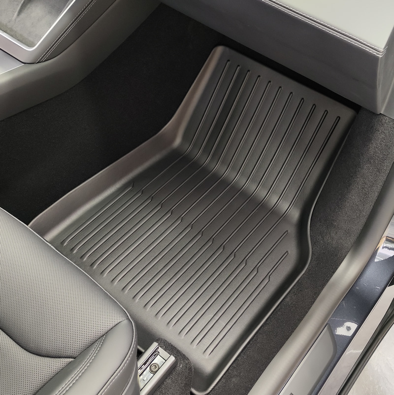 Suitable for Tesla 25 New Version Model Y Integrated Trunk Mats, Front and Rear Trunk Mats Accessories Modification