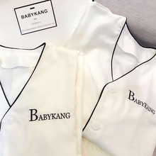 韩国皮肤管理工作服钉制lg韩式高端女中袖美容院美容师纹绣师秋冬