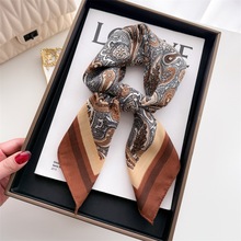 经典丝绒款丝巾70腰果花披肩发带两用护颈百搭方巾女披肩围巾批发