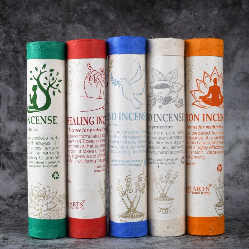 Nepal Himalayan Art Yoga Tube Xizang Incense Natural Incense (5 Types to Choose) Meditation Sandalwood
