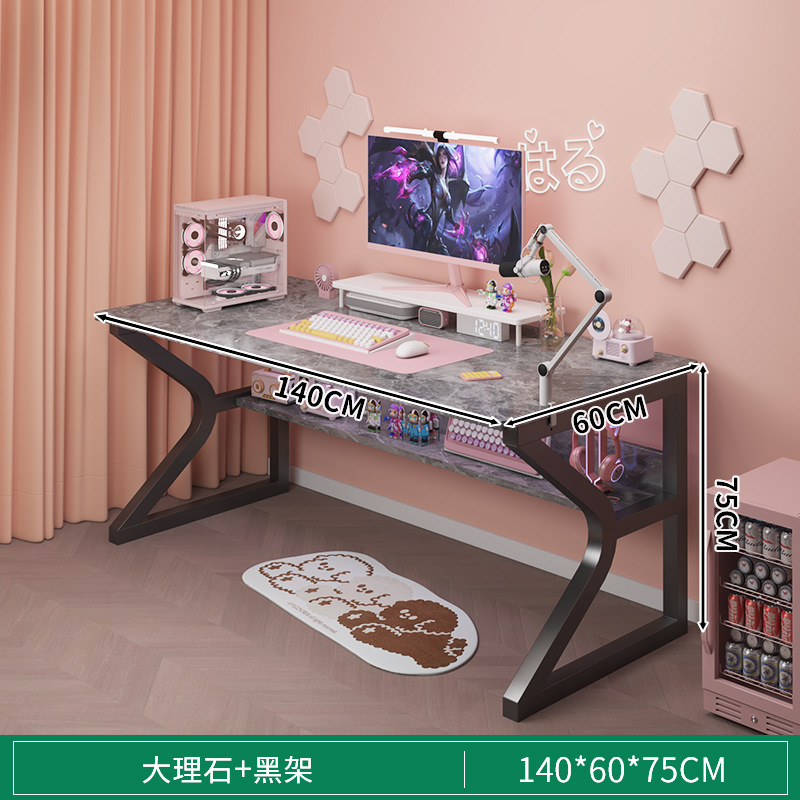 Escritorio de computadora blanca escritorio doméstico dormitorio de niñas escritorio de escritorio simple escritorio de escritorio