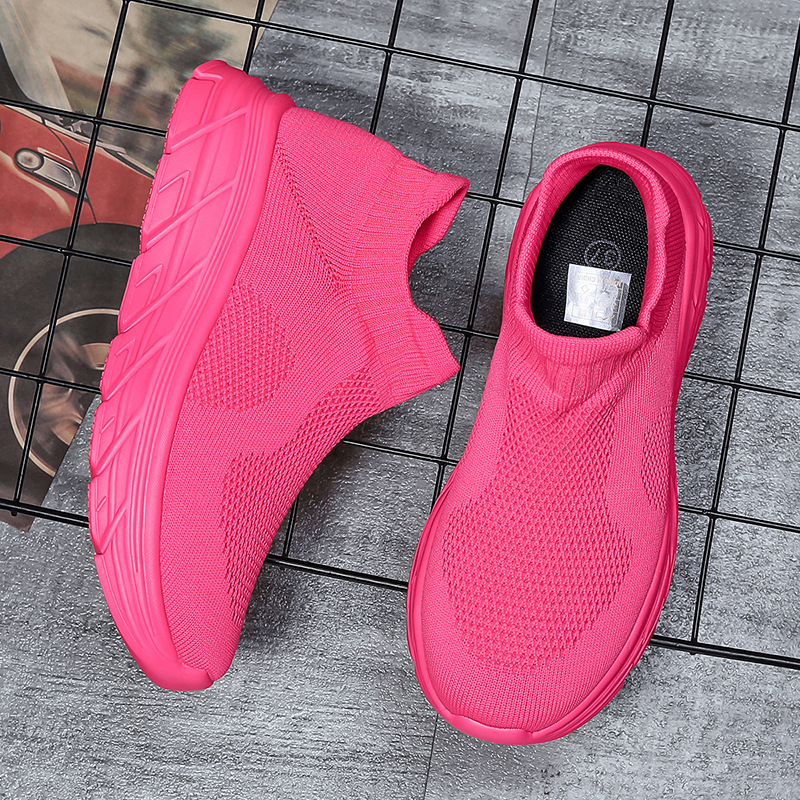 Lichtgewicht sneakers voor koppels met ademend mesh bovenwerk, antislip sokken en dikke zolen - Unisex casual sportschoenen_voghion.com