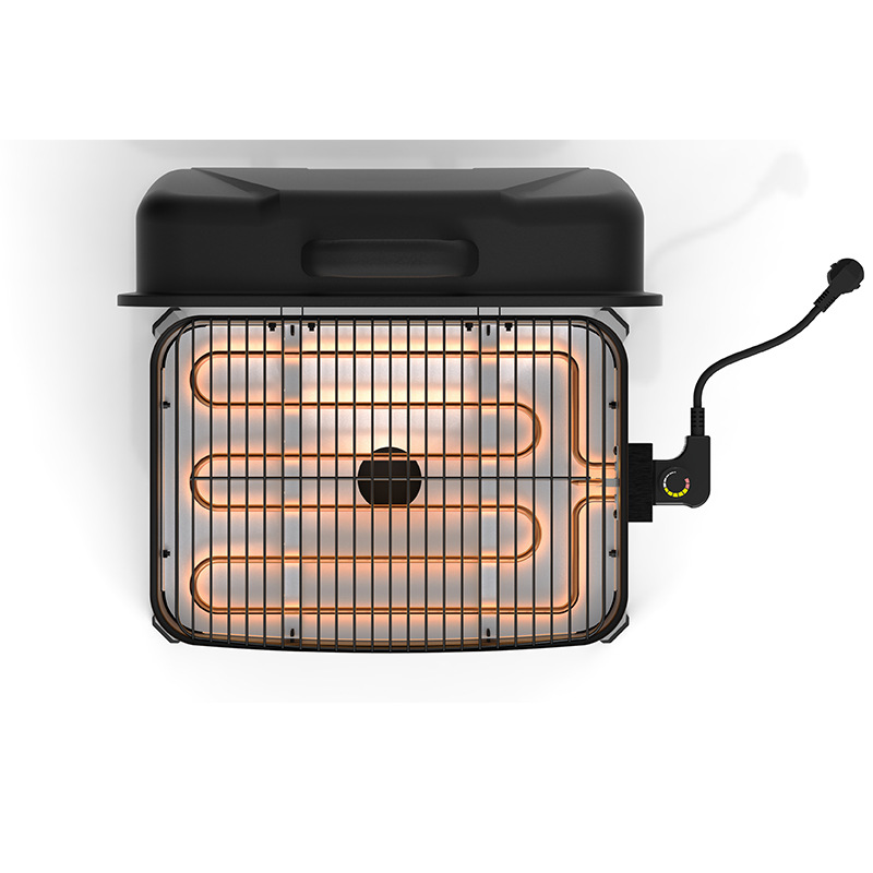 Certificación CE exportación de horno eléctrico de mesa de horno eléctrico portátil de comercio electrónico transfronterizo portátil sin humo horno de barbacoa eléctrica