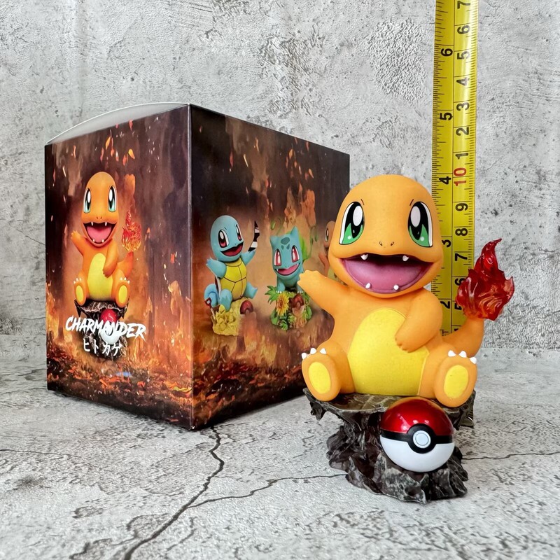 Original Pokémon Trio: Venusaur, Squirtle, Charmander Scene Statue, Collectible Figure, Boxed Display Piece Original Pokémon Trio: Venusaur, Squirtle, Charmander Scene Statue, Collectible Figure, Boxed Display Piece