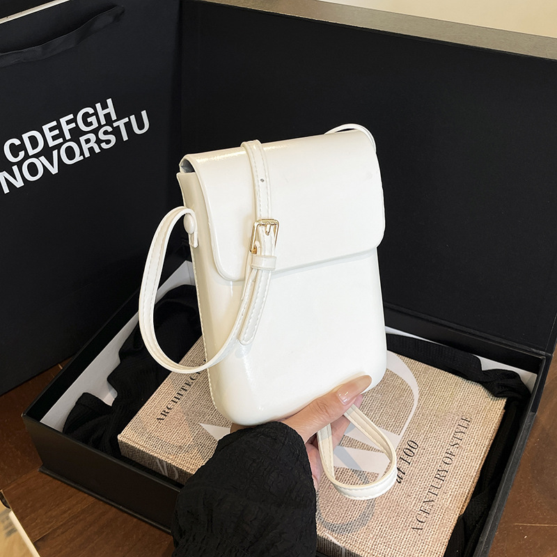 Todo fósforo vertical japonés y coreano bolso simple para teléfono móvil retro hombres y mujeres bolso de mensajero mini bolso pequeño bolso para teléfono móvil