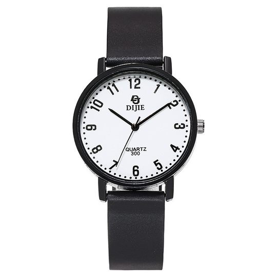 Examination Watch Korean Style Simple Trendy Student Men's and Women's College Style Retro Artistic Couple's Women's Watch Trendy Big Watch Luminous
