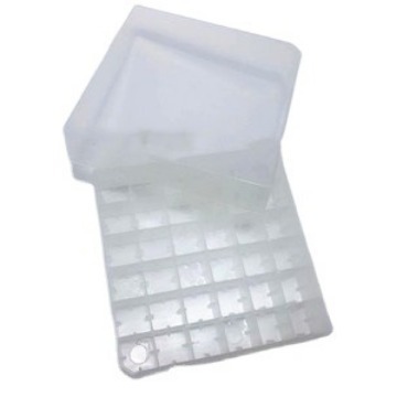 实验耗材塑料冷存盒5ml36格 冷存盒冷冻盒冷冻管盒