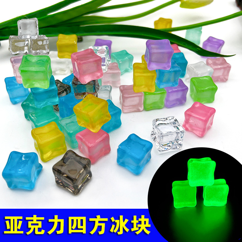 Acrylic realistic ice cubes