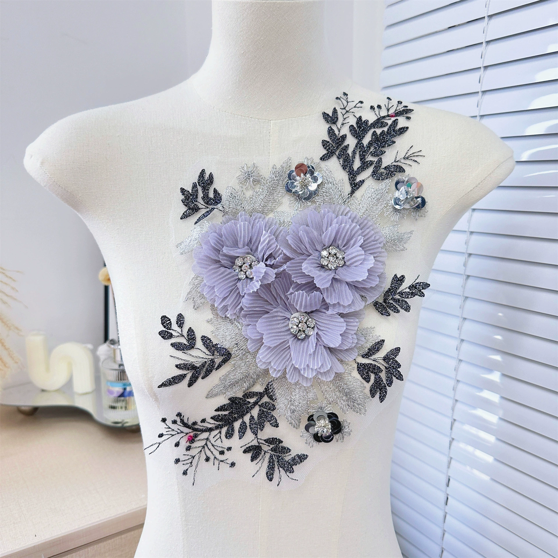Lace sticker, fashionable wedding dress lapel pin, new collection, wholesale