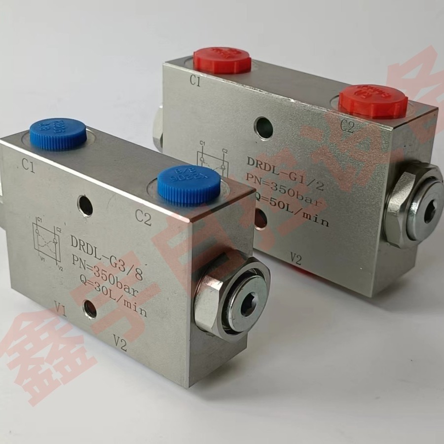 管式双向液压锁 板式液压锁 VBPDE-G1/2 VBPDE-G1/4 VBPDE-G3/8