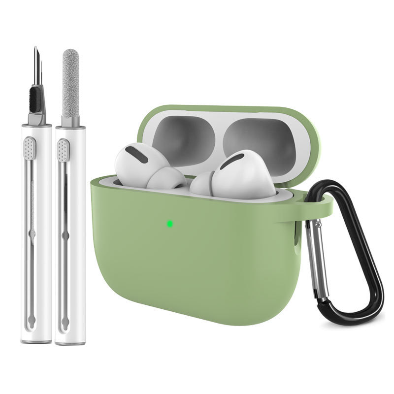 适用Airpodspro3保护套苹果耳机保护壳硅胶纯色airpods保护壳批发|undefined