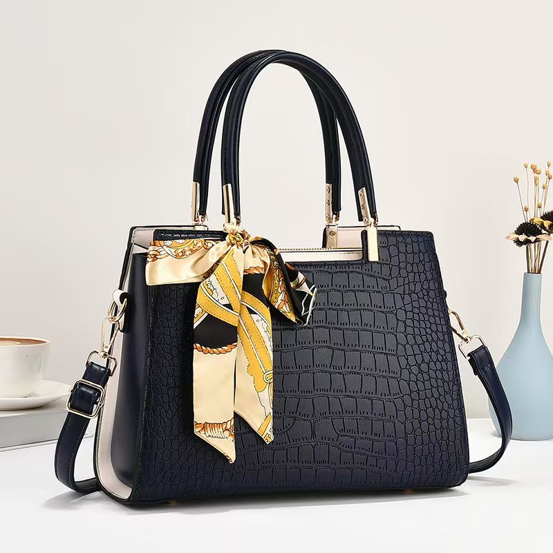 2025 nuevo fabricante de bolsas de cocodrilo de comercio exterior primavera y verano bolsas de mano de viaje de mujer versátil Emperor Rhino