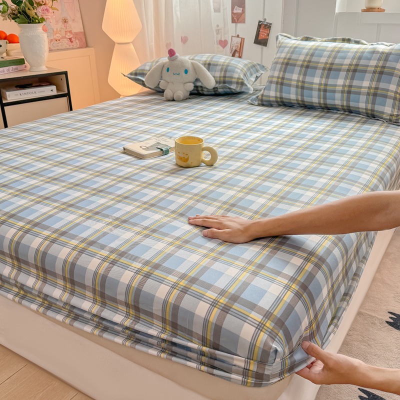 Funda de cama fija Colcha Simmons Cubierta protectora Cubierta de polvo Colchón Cubierta de cama individual Doble individual Sábana de cama antideslizante transfronteriza