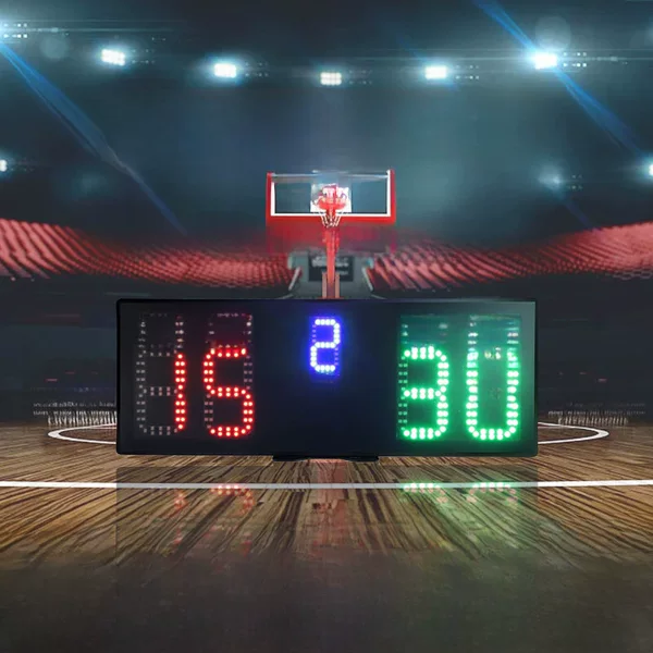 New outdoor basketball game LED electronic score board billiards football badminton electronic 5 digit scoreboard