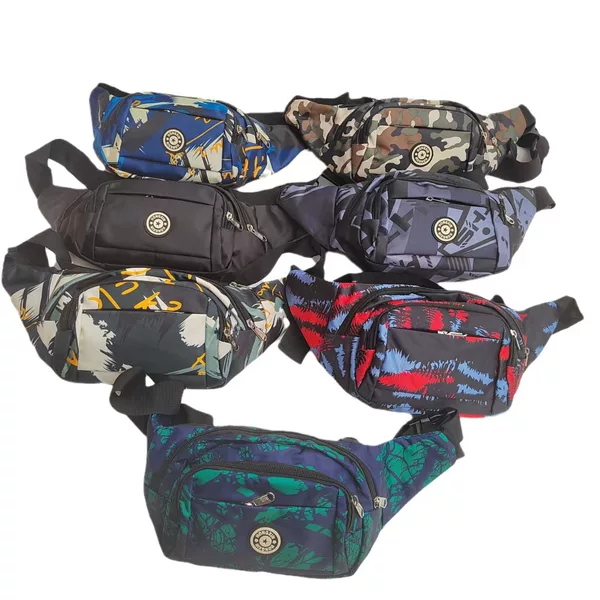 Hongxin men's and women's outdoor sports waist bag running portable multifunctional waist bag Oxford cloth cashier mobile phone bag wholesale