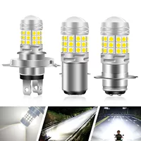 Мотоциклетная светодиодная фара дальнего и ближнего света H4 H6 P15D BA20D 42smd 3030 12-24V подсветка