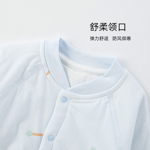 Baby one-piece suit, autumn and winter thin cotton long-sleeved baby clothing, baby crawling suit, unisex baby clothes, baby hariyoku