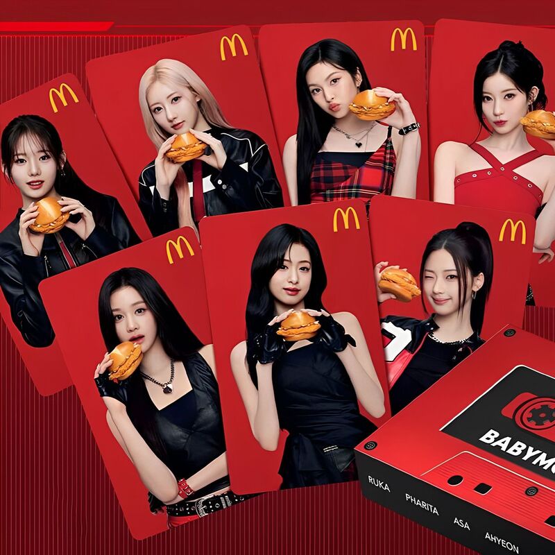 Treasure monster babymonster McDonald's joint endorsement card Zheng Yaxian ASA Li Cha Ren Shen Xia Lan (no box)