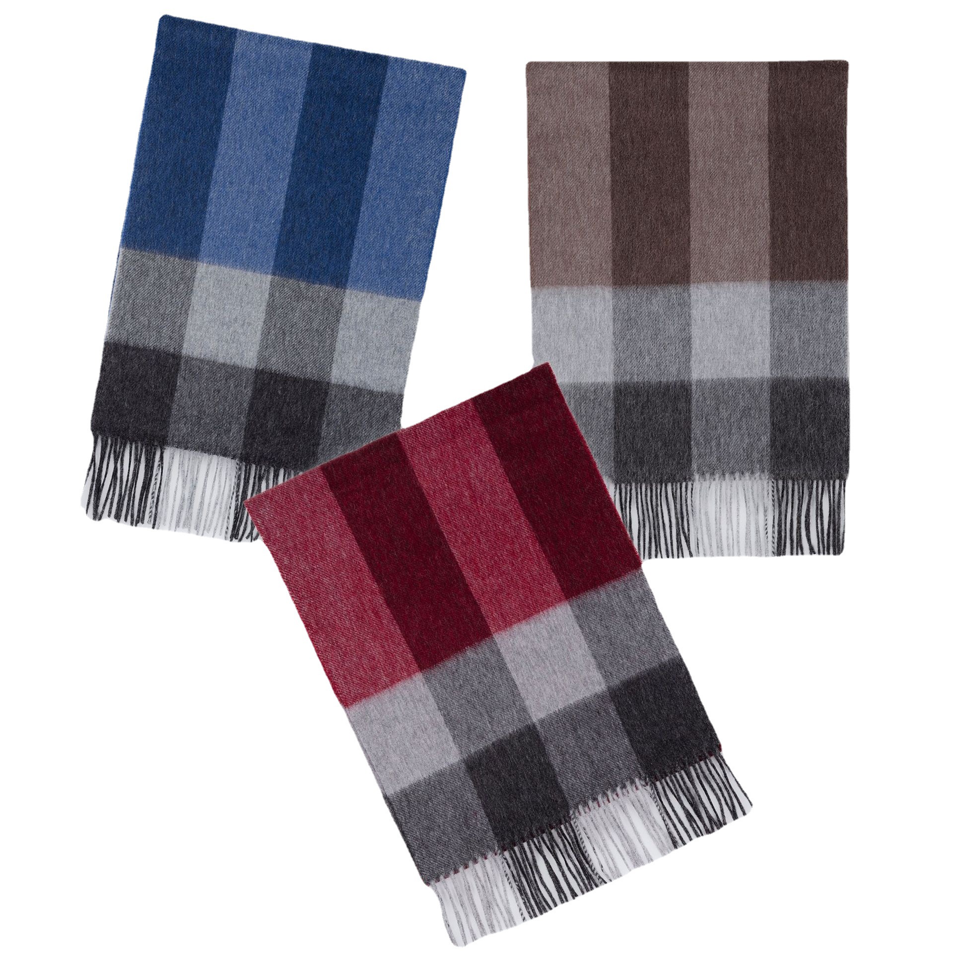 Mongolia interior puro cachemir lana de lana teñida en hilo a cuadros ondas de agua otoño e invierno bufanda para hombres y mujeres