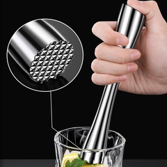304 stainless steel ice cube bar tool cocktail muddler lemon press bartender tool bar ice hammer
