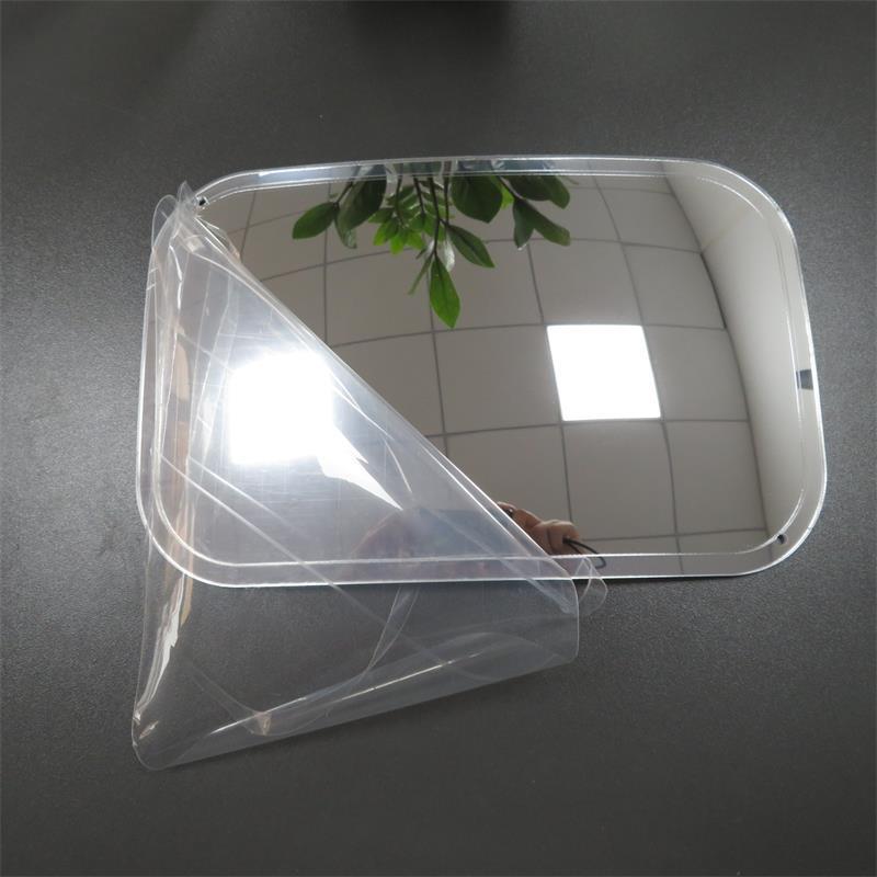 弧度R450亚克力凸面镜片车内观宝宝后视凸镜塑胶亚克力广角凸镜