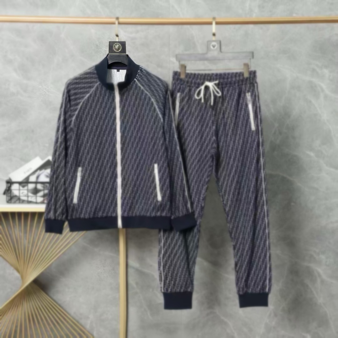 25 años de otoño y invierno de alta calidad nuevo estilo P casa marca de moda cardigan casual suéter deportivo conjunto de parejas