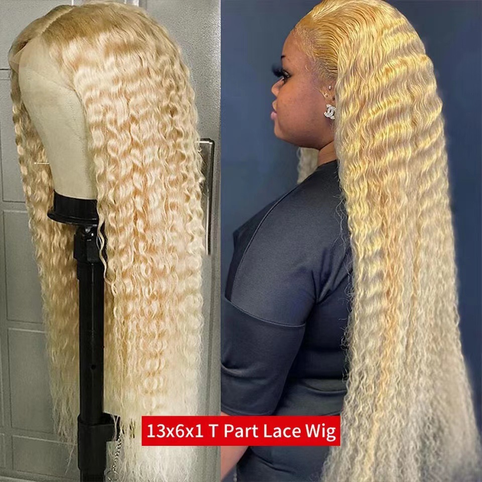 Parrucche lunghe e ricce in pizzo da donna con riccioli africani, capelli sintetici ondulati con clip, dimensioni medie, pizzo ad alta temperatura_voghion.com