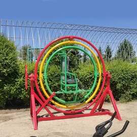 广场三维太空环游乐设备疯狂翻滚网红景区游乐场庙会夜市娱乐项目