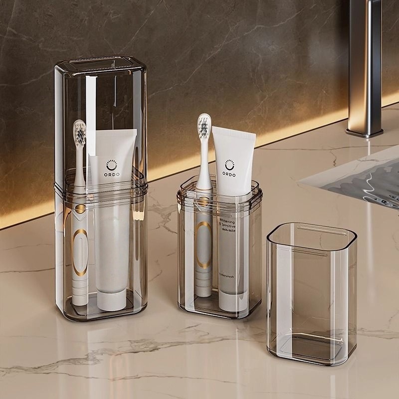 旅行洗漱杯儿童情侣牙刷牙膏漱口杯家庭牙杯牙缸牙具杯便携收纳盒