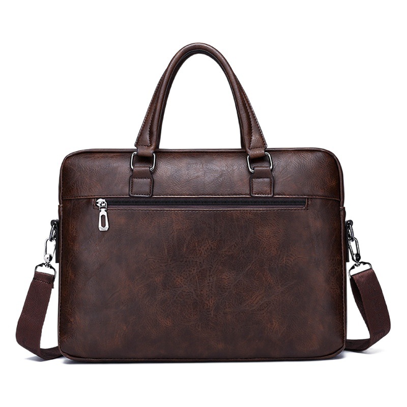 Bolso de los hombres horizontal maletín de negocios de moda de gran capacidad bolso de la computadora bolso de hombro