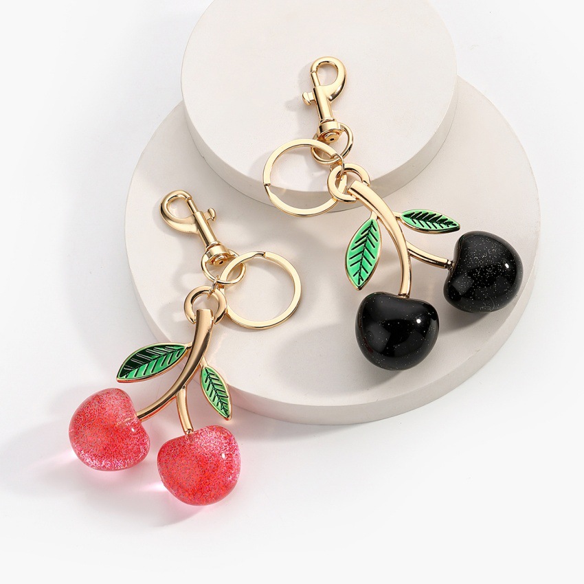Bag Pendant, Keychain Classification Resin Cherry Bag Pendant Keychain Bag Charms