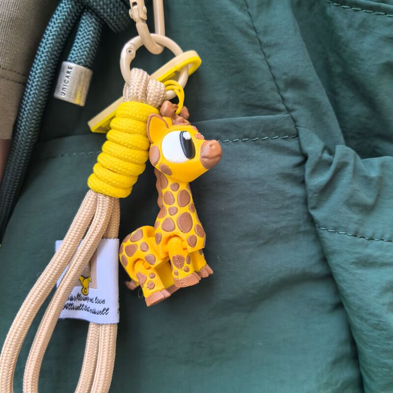 2026 Cross-Border Hot-Selling 3D Printed Super Cute Giraffe Backpack Pendant Keychain Night Market Toy Wholesale Trend 2026 Cross-Border Hot-Selling 3D Printed Super Cute Giraffe Backpack Pendant Keychain Night Market Toy Wholesale Trend