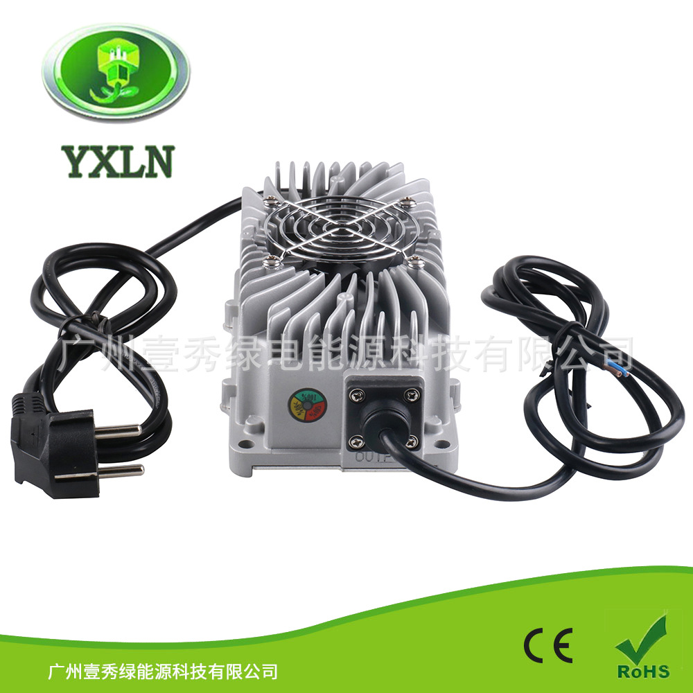 36V磷酸铁锂充电器36V6A智能IP67级密封充电器室外使用 厂家批发
