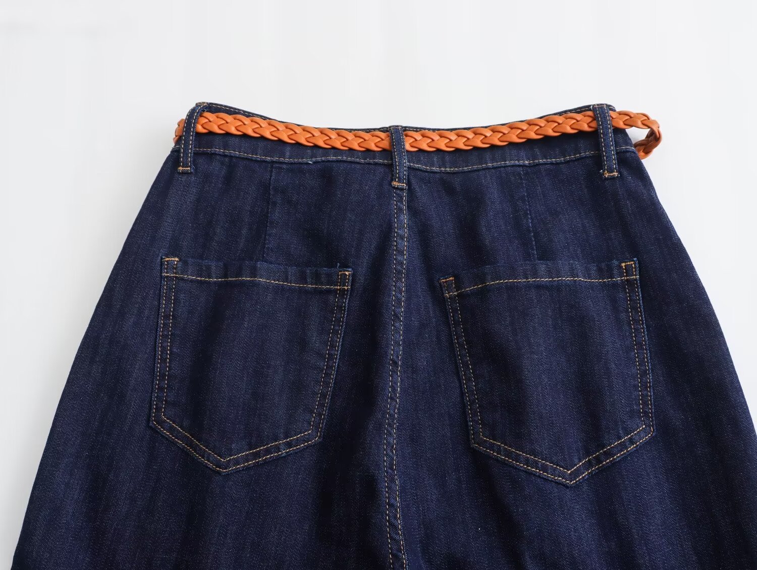 Neue, hochwertige Lyocell-Jeans für Damen mit weitem Bein_voghion.com